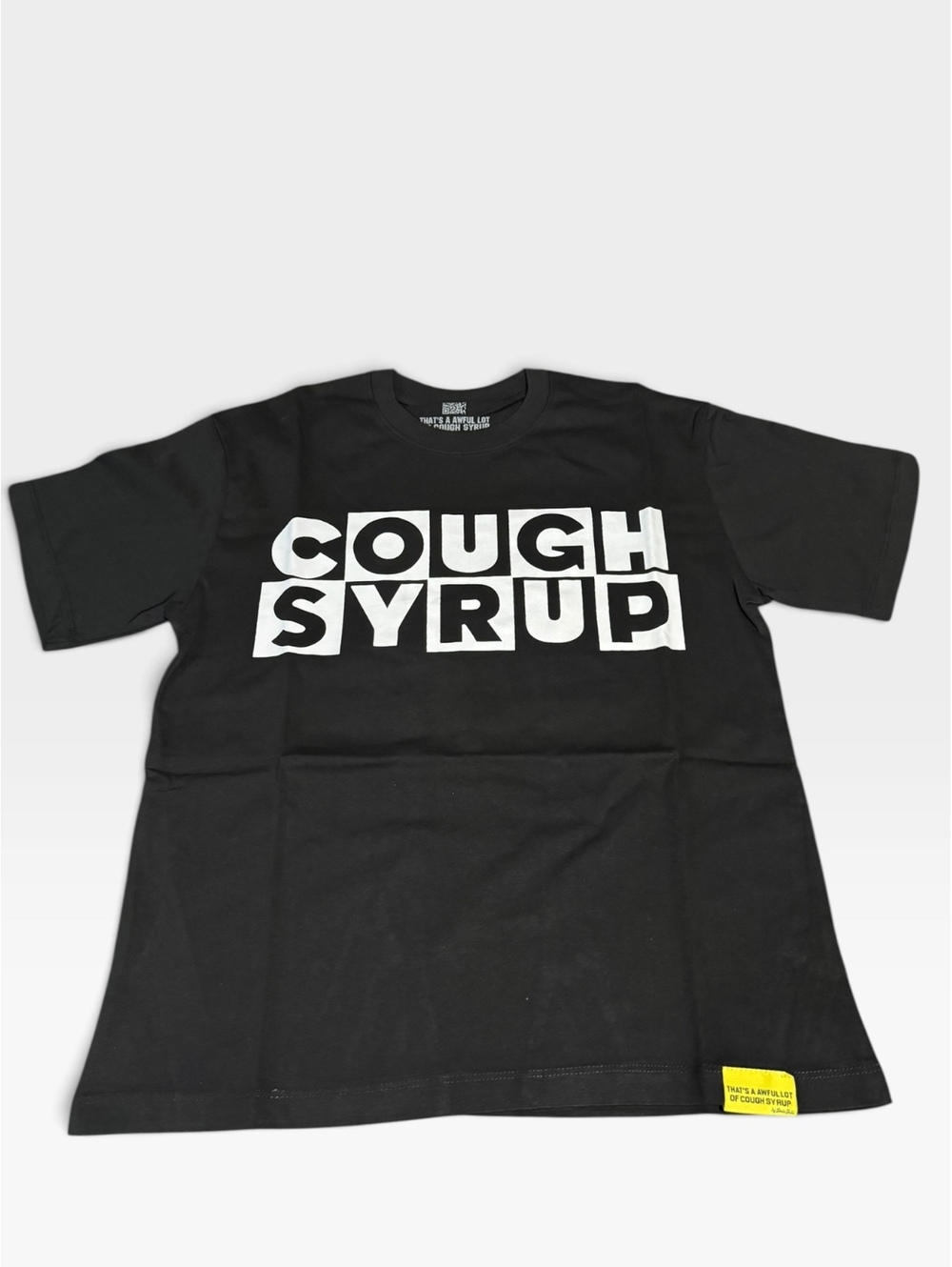 Black Cough Syrup text T-shirt